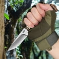 thumbnail image 3 of Bushcraft Knife - Fixed-Blade Carbon Steel Knife with Leather Sheath - Outdoor Camping Survival Tactical Knives, 3 of 7