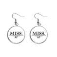 thumbnail image 1 of Miss Status Mood Ear Dangle Silver Drop Earring Jewelry Woman, 1 of 3