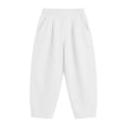 thumbnail image 6 of Womens Linen Barrel Pants 2026 Summer Baggy Drawstring Wide Leg Palazzo Beach Vacation Cropped Trousers with Pockets, M, 6 of 6