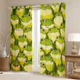 thumbnail image 2 of Castle Fairy Green Frog Black Out Curtains,Kawaii Wildlife Curtains Pack of 2 (42x63 Each), 2 of 6
