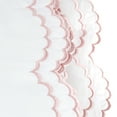 thumbnail image 2 of Melange Home Percale Cotton Double Scalloped Embroidered Crisp Sheet Set King - Rose, 2 of 4