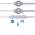 thumbnail image 4 of Auriculares intraurales Tiiyee con cable y micrófono antirradiación, 4 of 8