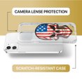 thumbnail image 6 of Caseyard TPU Clear Case for iPhone 13 Mini with US Skull design phone cover, 6 of 7