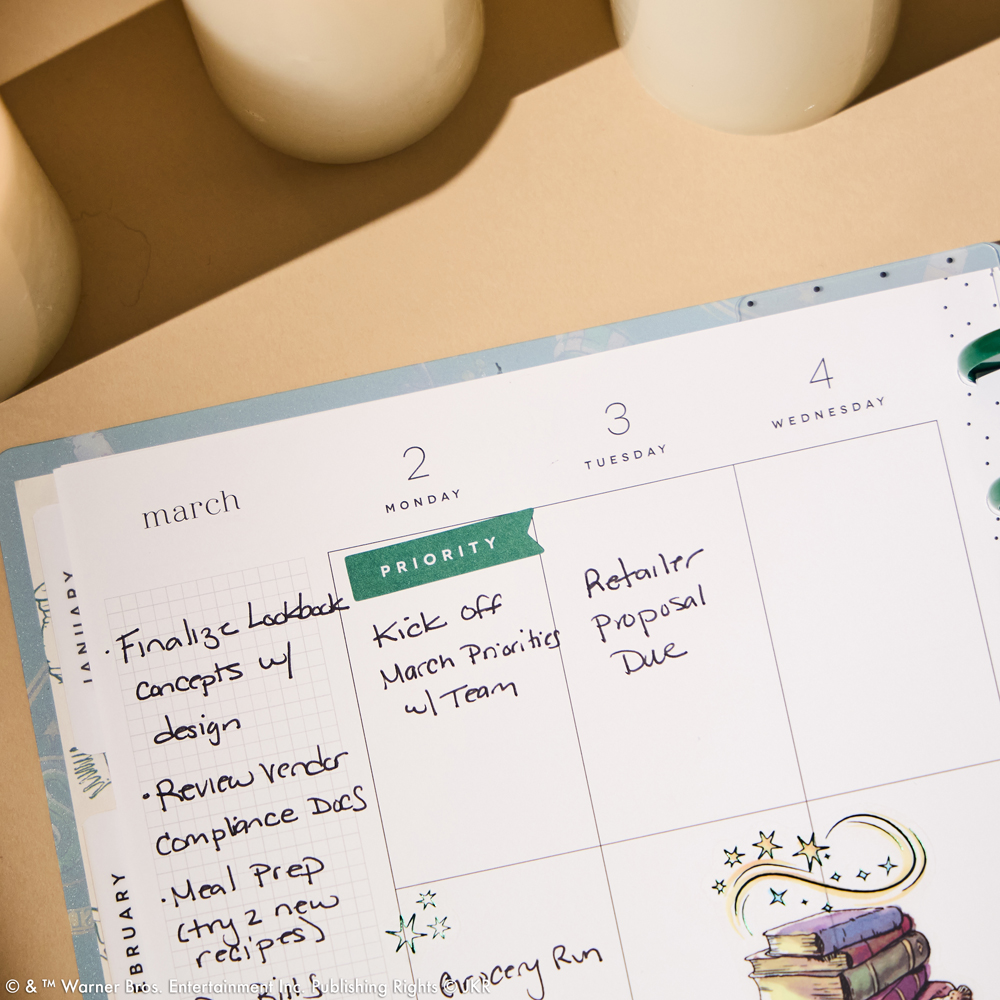 Happy Planner Harry Potter Slytherin Magic Jan-Dec 2026 12 Month Planner Classic Size