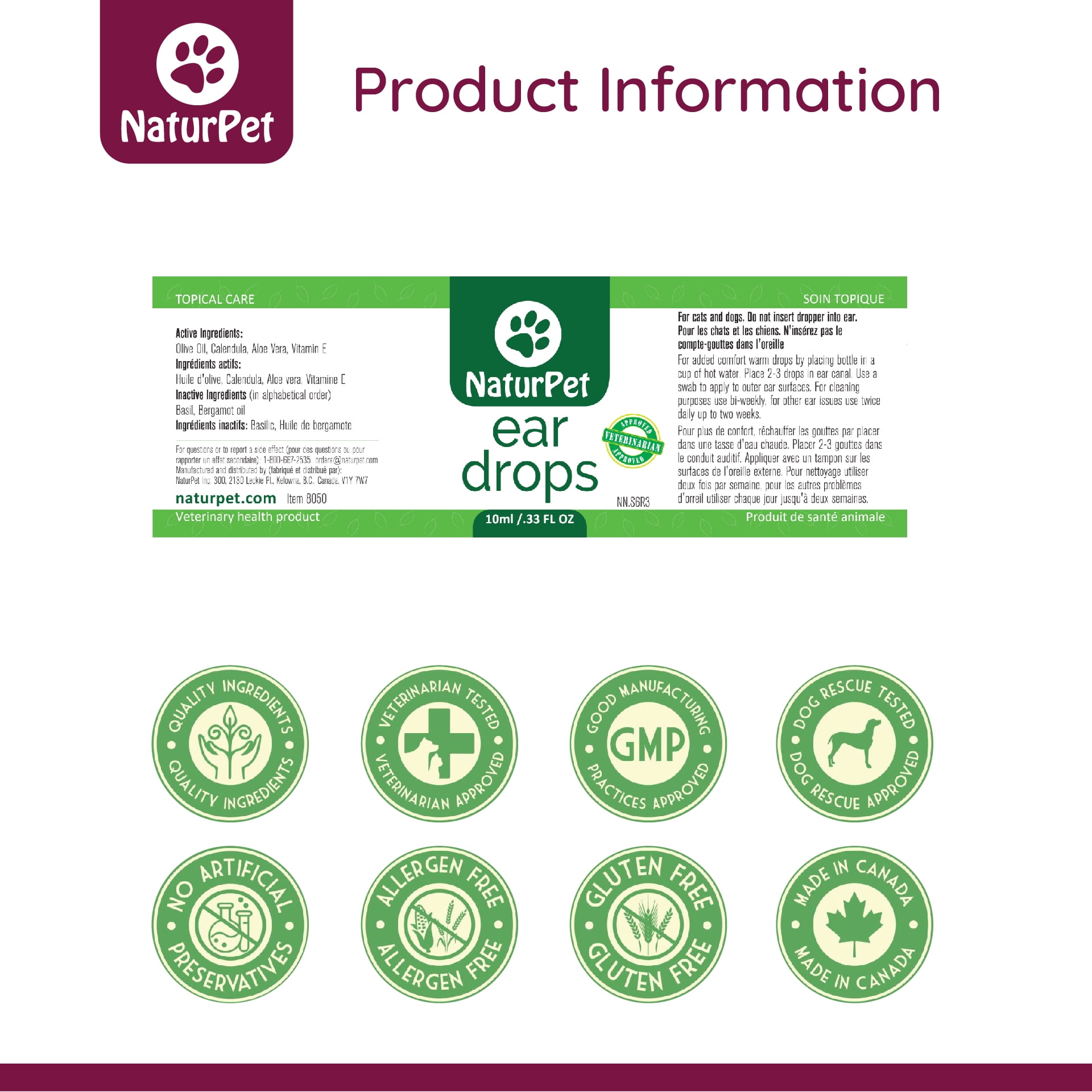 herbal ear drops for dogs