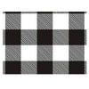 Black and White Buffalo Plaid Tissue Paper - 20in. X 30in. - 12 Sheets (P1443)