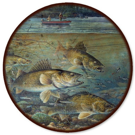 

WGI-GALLERY Fisherman s Walleye Lazy Susan
