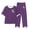 Purple, variant on Summer Plus Size Linen Pant Sets Women 2 Piece Outfits Women Two Piece Casual Outfits Sets Shorts Summer Lounge Sets for Women 2 Piece Cotton