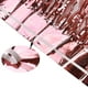 thumbnail image 4 of KIRIKOU 3 piezas juego de cortinas de borla de lámina rosa decoración de fiesta de fondo, lámina de oro metálica de 3,2 pies x 6,5 pies para la ducha de bebé de novia soltera de cumpleaños, 4 of 5