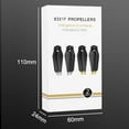 thumbnail image 2 of 4Pcs Drone Repair Propellers Accessory Platinum Propellers Noise Reduction for DJI Mavic Pro/Mavic Pro 8.3"X3.1", Silver, 2 of 10