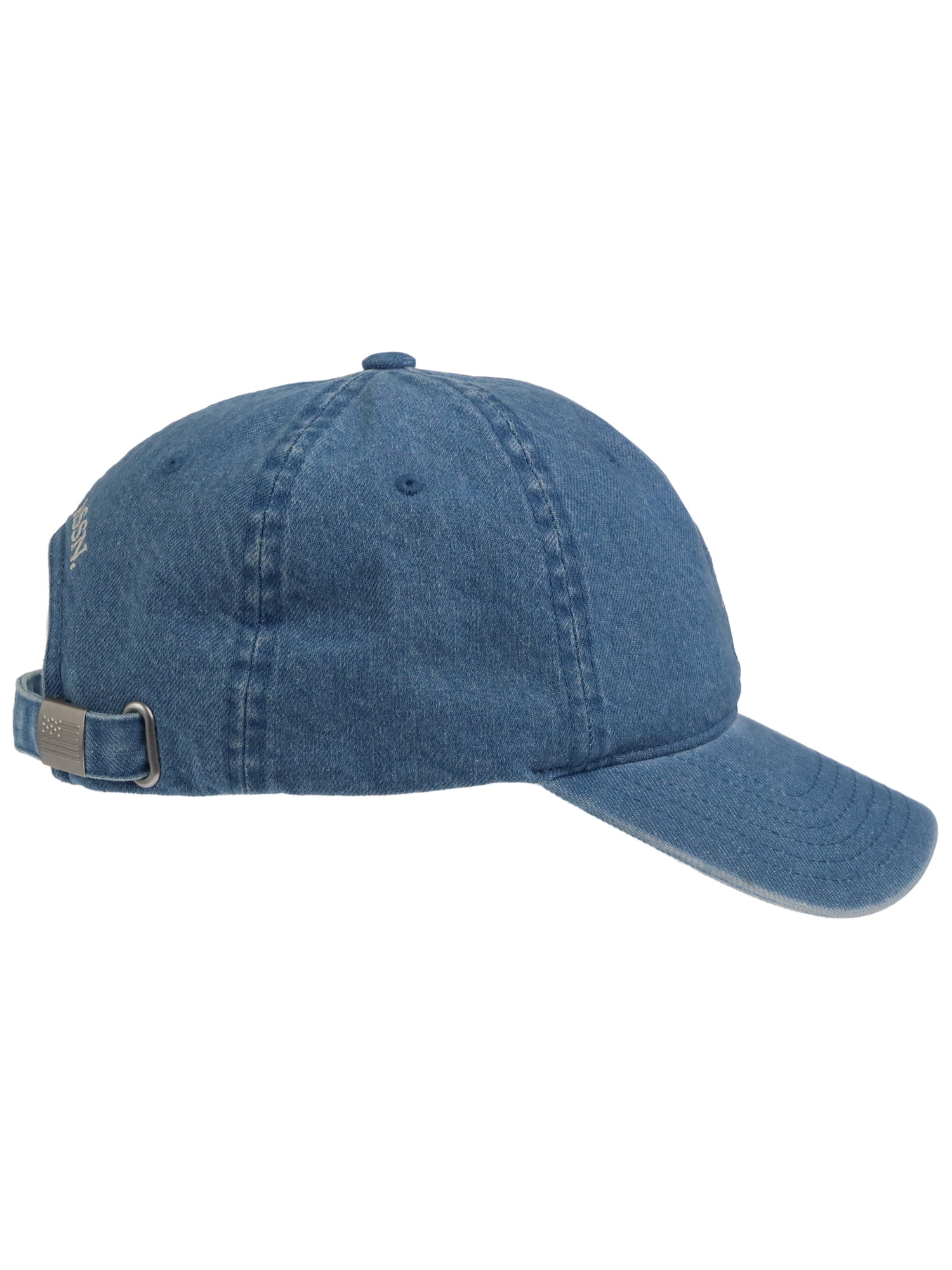 U.S. Polo Assn. Double Horseman Embroidered Dad Hat, Medium Blue, One Size