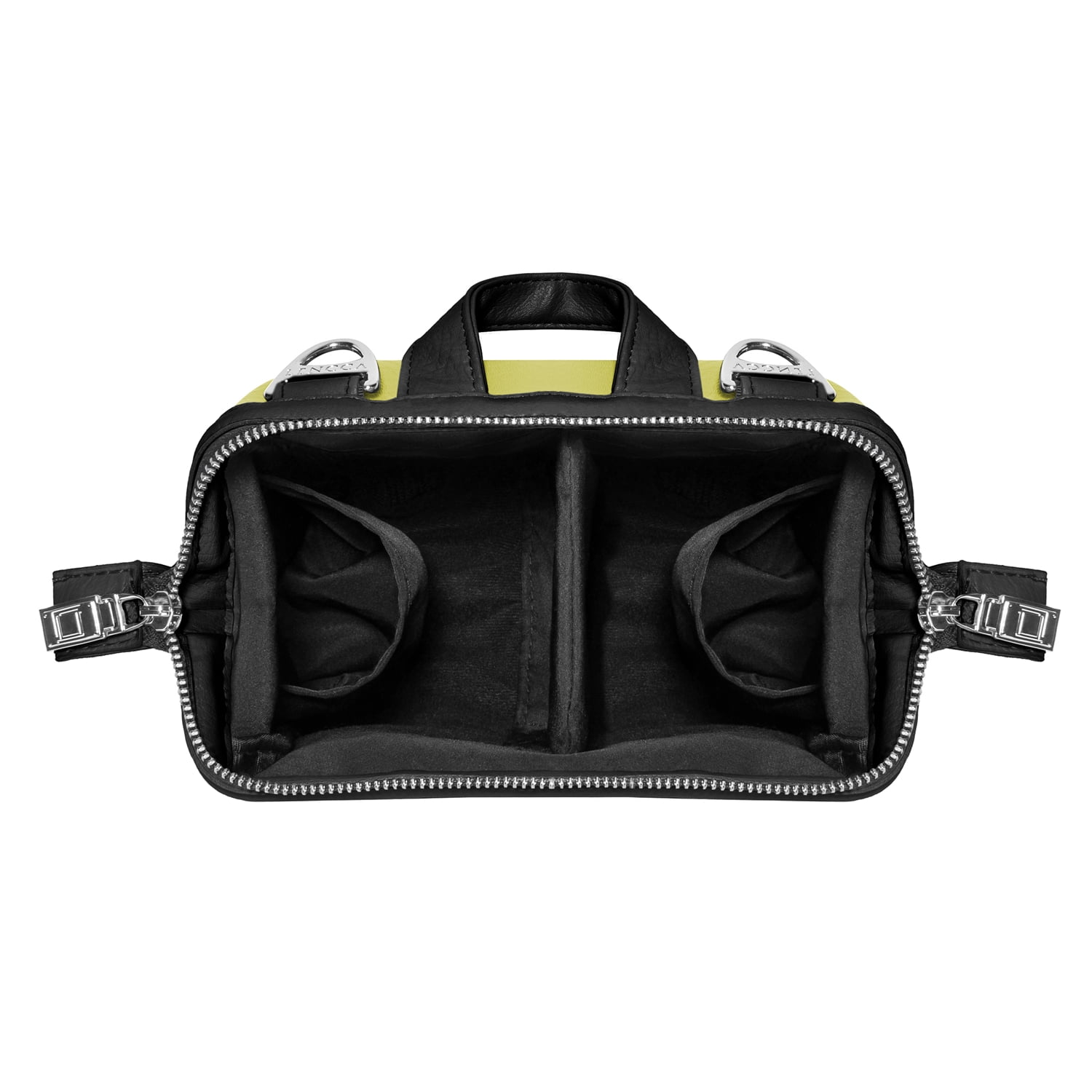 LENCCA Olive Protective Photographer's Travel Satchel Bag with Adjustable Shoulder Strap, Fits up to 7" x 7.75" Cameras