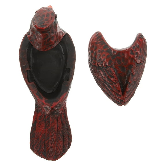 FRCOLOR Key Hider Outdoor 1Pcs Simulated Bird Shape for Garden and Home Security with Resin Material