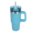 thumbnail image 6 of Ozark Trail 18 oz Tumbler with Handle, Shimmer Aqua Water, 6 of 9