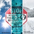 thumbnail image 5 of Stop Hearing Protection Required Beyond This Point (10 Pack) 10 inch X 10 inch Octagon Plastic Signs with Aluminum Mounting Stakes Weather Resistant UV Protected for Workplace Made in the USA, 5 of 8
