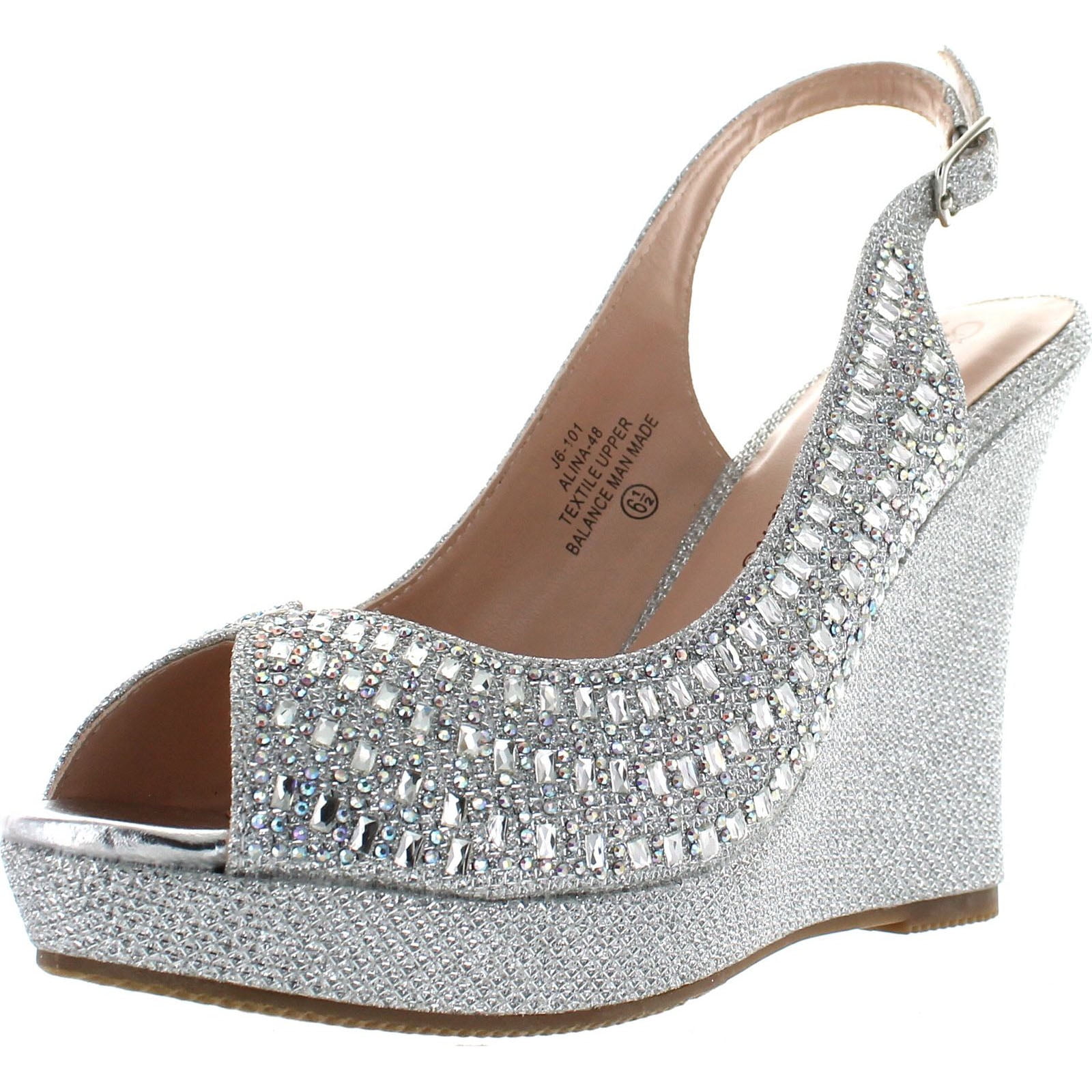 De Blossom De Blossom Collection Womens Alina48 Wedge De Blossom De Blossom Collection Womens Alina48 Wedge