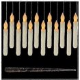 thumbnail image 1 of Halloween Decorations, 12PCS Floating Candles with Magic Wand Remote, 6.6" Hanging Flameless Taper Candles, Flickering Warm Light LED Candles Decor, 1 of 5
