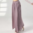 thumbnail image 5 of REALiKUN Women Full/Ankle Length Elastic Pleated Retro Maxi Chiffon Long Skirt, 5 of 5