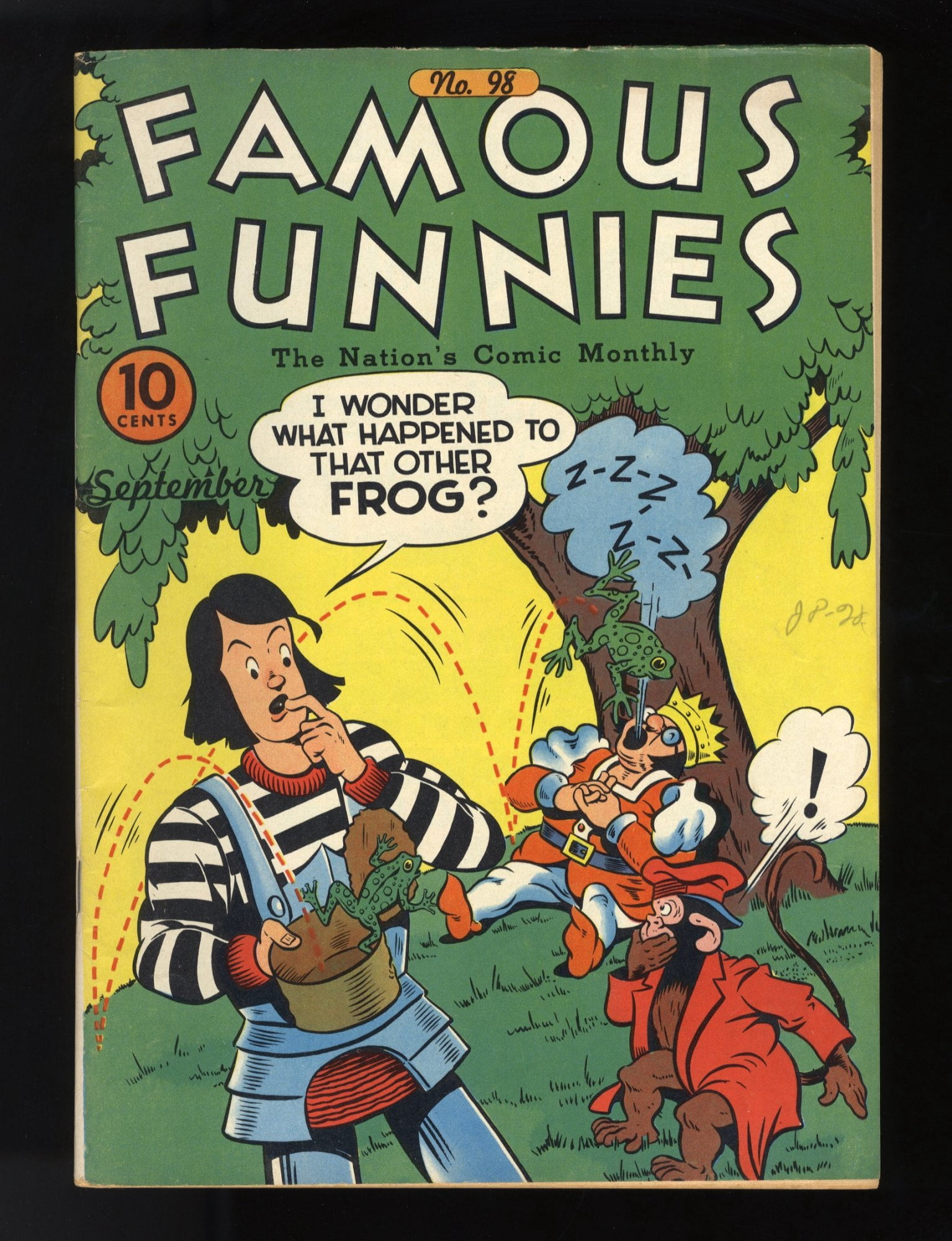 Cover of Famous Funnies #98