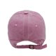 thumbnail image 4 of Gorra de béisbol lisa de algodón con parche bordado en forma de corazón deshilachado, 4 of 4