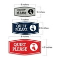 thumbnail image 5 of Signs ByLITA Fancy Quiet Please Sign (Navy Blue / White) - Small, 5 of 6