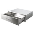 thumbnail image 3 of Qinaqin 30 x 10 Inch Large-Capacity Triple Cajón Stainless Steel BBQ 304 3 Gabinete para Outdoor Kitchen Islands & (20in cm de Ancho X 10in Altura 30in de, 3 of 6