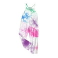 thumbnail image 4 of Odeerbi Kids Girls Summer Jumpsuit Tie-dye Bib Overalls Casual Sleeveless Rompers Long Pants with Pockets 5-14 Years Pink, 4 of 6