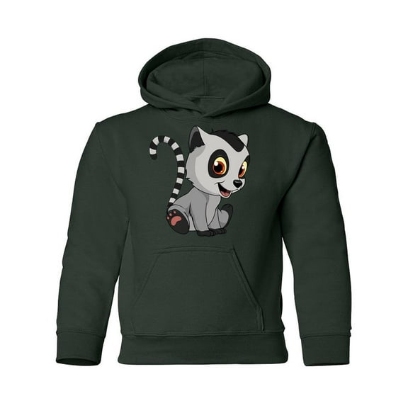 Adorable Lemur Hoodie Juniors -Image by Shutterstock, x-Large