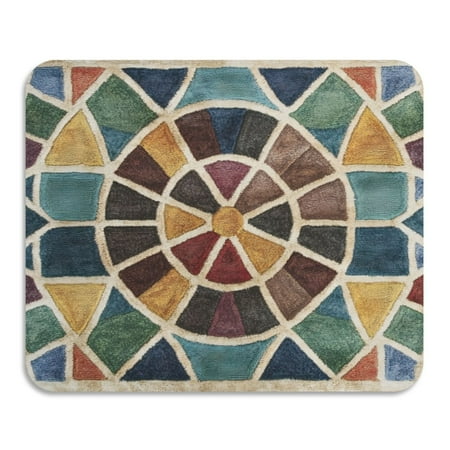 

ALAZA Dish Drying Mat for Kitchen Morocco Funny Checkered Counter Absorbent Draining Pad 23.6 x19.7