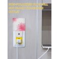 thumbnail image 5 of Night Lights Auto Sensor Pink Floral Plug-in LED Nightlights Lamp Dusk to Dawn for Living Room, Bedroom, Bathroom, Hallway, Stairways Home Wall Decor, Boho Flowers Abstract Art Night Light, 5 of 9