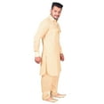 thumbnail image 2 of Mens Indian Pakistani Bollywood Designer Cotton Linen Pathani Suit Salwar Sets, 2 of 4
