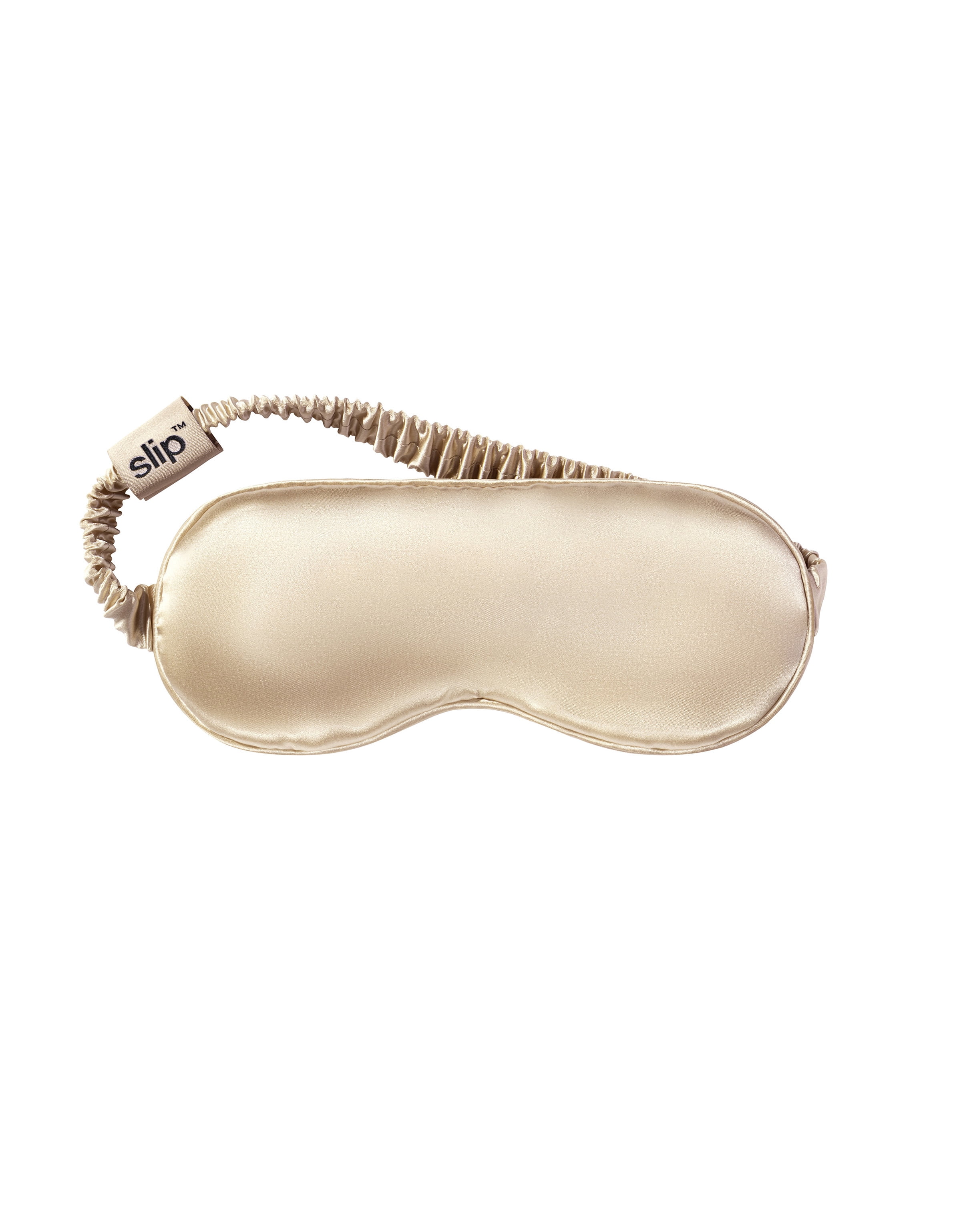 Slip Pure Silk Soft Sleep Mask with Elastic Band, Caramel