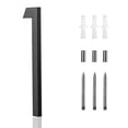 thumbnail image 1 of House Numbers Pantaqi, aluminio negro mate moderno de 8 pulgadas, 1 of 6