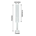 thumbnail image 2 of Balsa Circle 2 Crystal Clear 18" Glass Hurricane Taper Candle Holders Cylinder Shades Party Events Decorations, 2 of 8