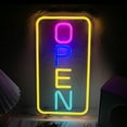 thumbnail image 6 of Y YUNHSOM Colorful Open Neon Sign,USB Power LED Light sign 15.7*8.8 Inch Adjustable Brightness for Shops, Restaurants, Bar Hotel, 6 of 15