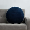 thumbnail image 1 of Mainstays Teddy Round Dec Pillow, Grey, 1 of 6