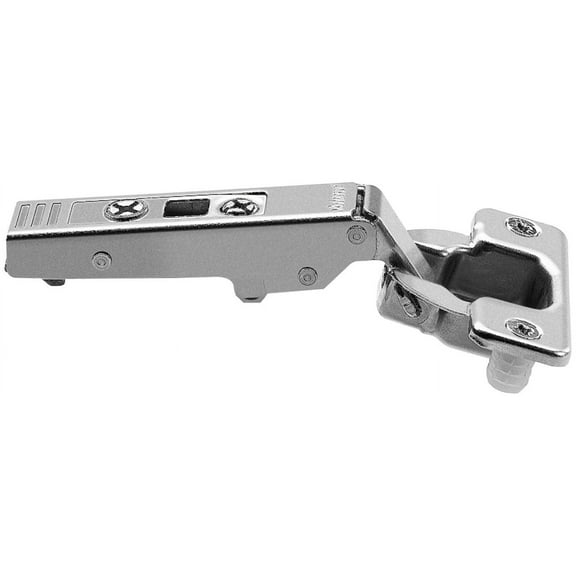 Blum 75T1580 Clip Top Full Overlay Press-In Cabinet Door Hinge - Nickel