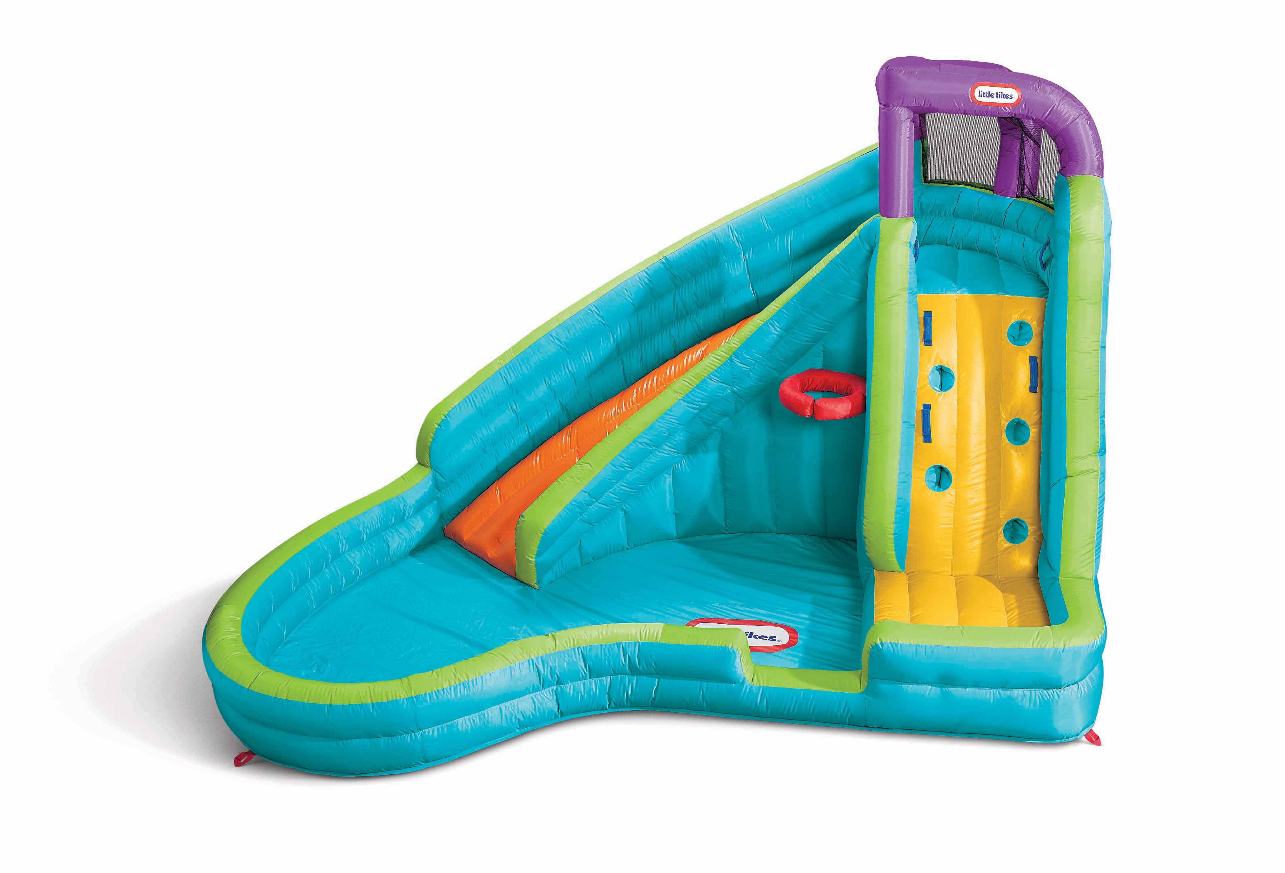 Little Tikes Slam 'n Curve Inflatable Water Slide with Blower - image 3 of 12