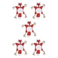 thumbnail image 2 of Transemion Polyester Stylish Pet Toy For Dogs Easy To Clean And Safe For Playtime Good Gift Plush Dog Toy fox 5Set, 2 of 6
