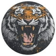thumbnail image 3 of Tiger Animal Graffiti Round Rugs -Washable Non-Slip Small Round Area Rug Throw Soft Circle Rugs for Bedroom, Modern Print Indoor Carpet for Entryway Sofa Living Room, 3 of 6