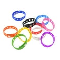thumbnail image 3 of GOGO 10 Pcs Adjustable Rainbow Pride Silicone Bracelets, LGBTQ Wristbands for Men Women, 3 of 6