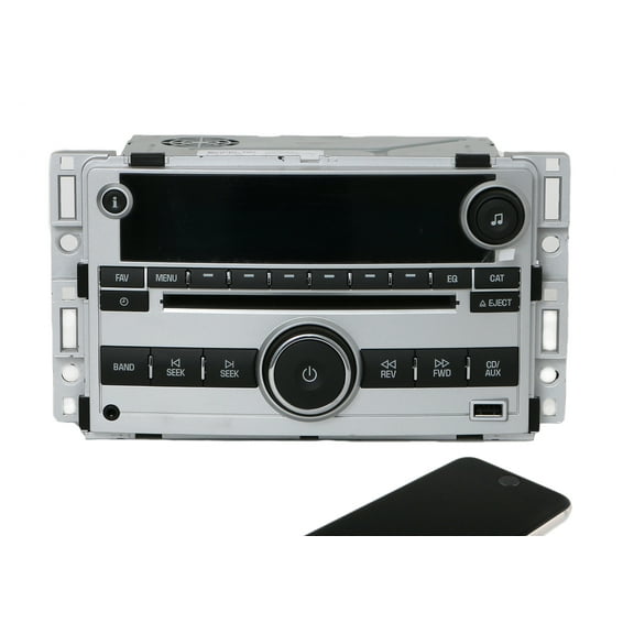 Restored Chevrolet 2009-12 Malibu AM FM CD Player w/ Aux Input USB Bluetooth UUI 20940843 (Refurbished)