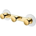thumbnail image 2 of AGM Home Store Brass Triple Wall Mounted Robe Hook, 2 of 2