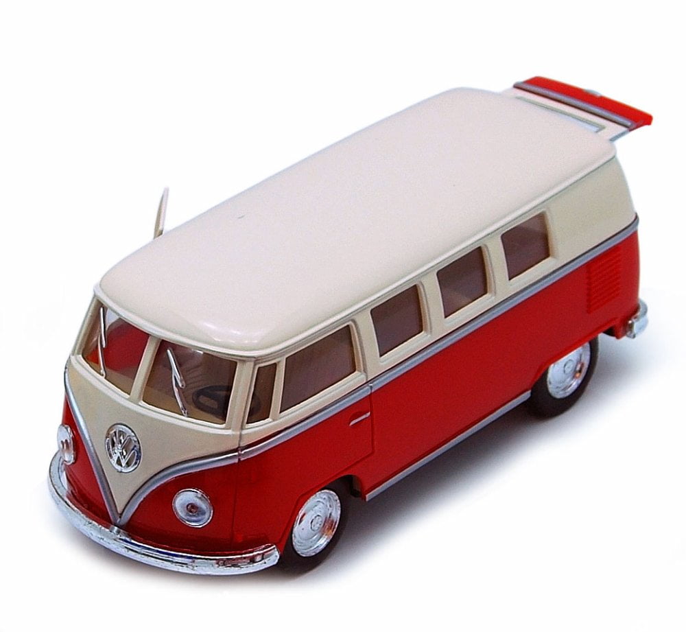 1962 Volkswagen Classical Bus, Red Kinsmart 5377D 1/32 scale