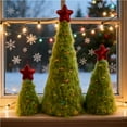 thumbnail image 6 of Cheapark 3-Piece Soft Lightweight Christmas Tree Decorations - Compact Festive Ornaments - Easy-to-Hang Accents for Desktop Home Tree Christmas Holiday Decor, 6 of 7