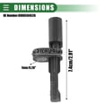 thumbnail image 4 of 1pcs Rear Left or Rear Right ABS Speed Sensor for VW Golf VII 2012- for VW Caddy III 2004- ABS Black, 4 of 6