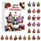 thumbnail image 2 of Hogar y jardín, Decoración navideña, Calendario de llegada de bebés con dragoncitos navideños, Decoración para árbol de Navidad, Colgante, Regalo navideño, Manualidades decorativas, 2 of 6