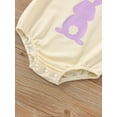 thumbnail image 4 of Tenue de Pâques pour Bébés Filles Garçons Imprimé Lapin Manches Longues Col Rond, 4 of 6