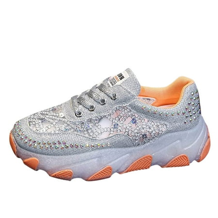 

Blphud Trendy Shoes Summer Shoes for Women 2024 Casual Women Shoes Sandals Women Casual Shoes Versatile Fashionable and New Large Women Shoes Fashion Shoes Mens Slip on Shoes Orange 39