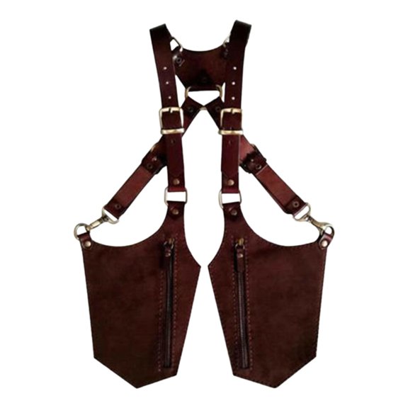 Abbraccia Hidden Underarm Shoulder Bag Fashion Concealed Pack for Steampunk Parties Hiking Brown